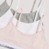Kız Çocuk İçin Cotton Stretch 3’lü Paket Unlined Kısa Bralette Kız Çocuk İçin Cotton Stretch 3’lü Paket Unlined Kısa Bralette