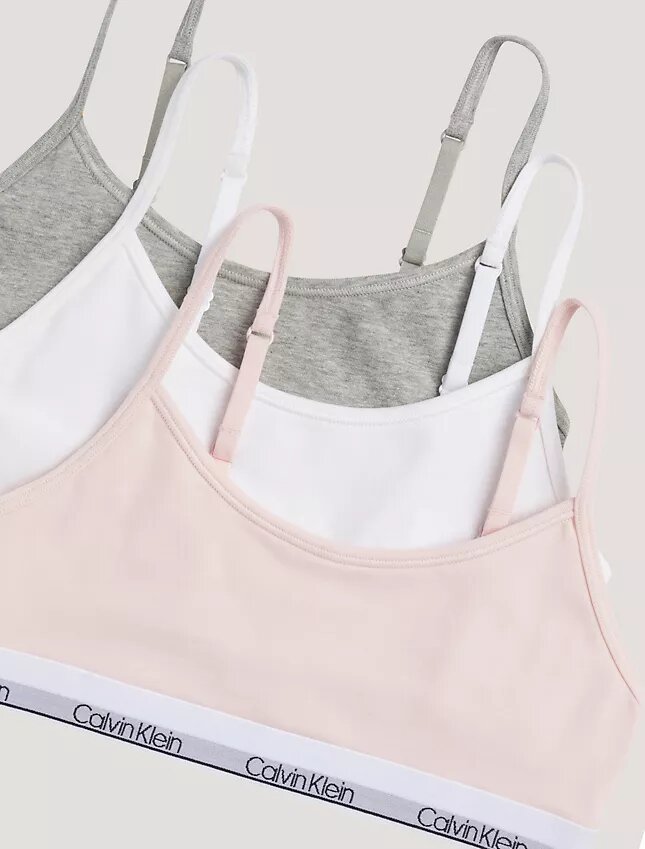 Kız Çocuk İçin Cotton Stretch 3’lü Paket Unlined Kısa Bralette Kız Çocuk İçin Cotton Stretch 3’lü Paket Unlined Kısa Bralette