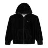 Kız Çocuk Kadife Ribana Kapüşonlu Sweatshirt Kız Çocuk Kadife Ribana Kapüşonlu Sweatshirt
