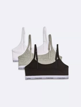 Kız Çocuk Modern Cotton 3’lü Paket Kısa Bralette