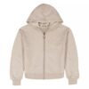 Kız Çocuk Polar Fermuarlı Kapüşonlu Sweatshirt Kız Çocuk Polar Fermuarlı Kapüşonlu Sweatshirt