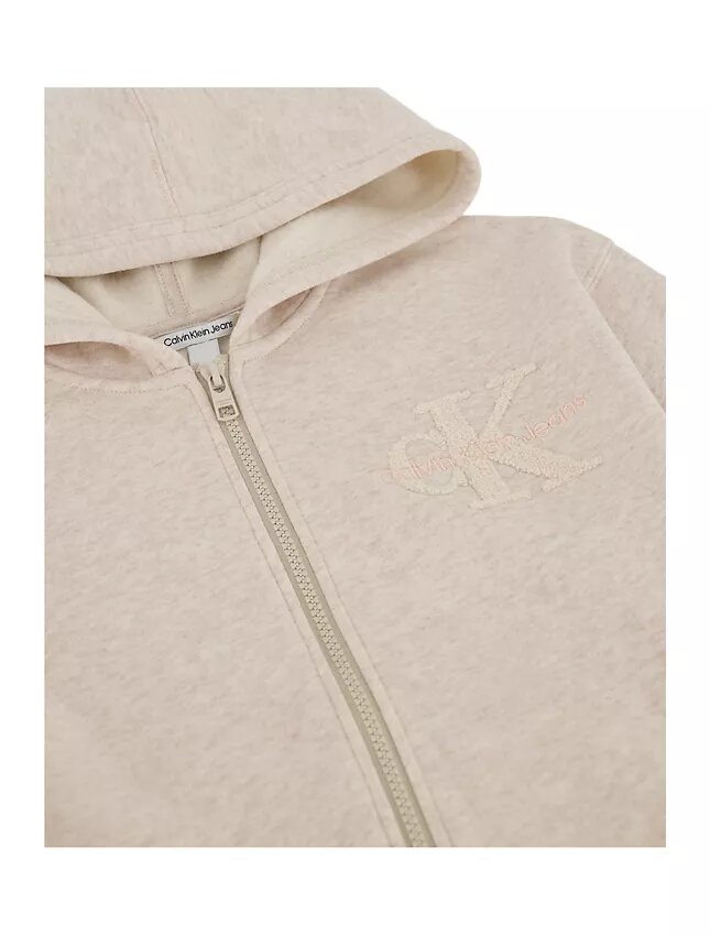 Kız Çocuk Polar Fermuarlı Kapüşonlu Sweatshirt Kız Çocuk Polar Fermuarlı Kapüşonlu Sweatshirt