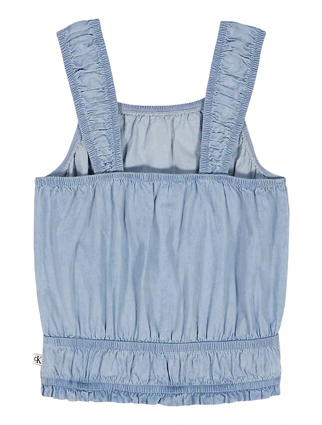 Kız Çocuk Smoklu Tank Top Kız Çocuk Smoklu Tank Top