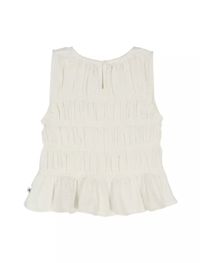 Kız Çocuk Smoklu Tank Top Kız Çocuk Smoklu Tank Top