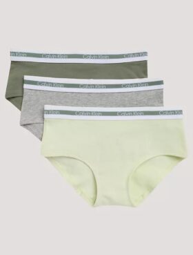 Kız Çocuk Varsity Cotton Stretch 3’lü Paket Hipster