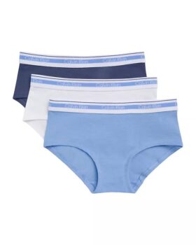Kız Çocuk Varsity Cotton Stretch 3’lü Paket Hipster