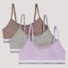 Kız Çocuk Varsity Pamuklu Cotton Stretch 3’lü Paket Kısa Bralette Kız Çocuk Varsity Pamuklu Cotton Stretch 3’lü Paket Kısa Bralette
