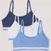 Kız Çocuk Varsity Pamuklu Cotton Stretch 3’lü Paket Kısa Bralette Kız Çocuk Varsity Pamuklu Cotton Stretch 3’lü Paket Kısa Bralette