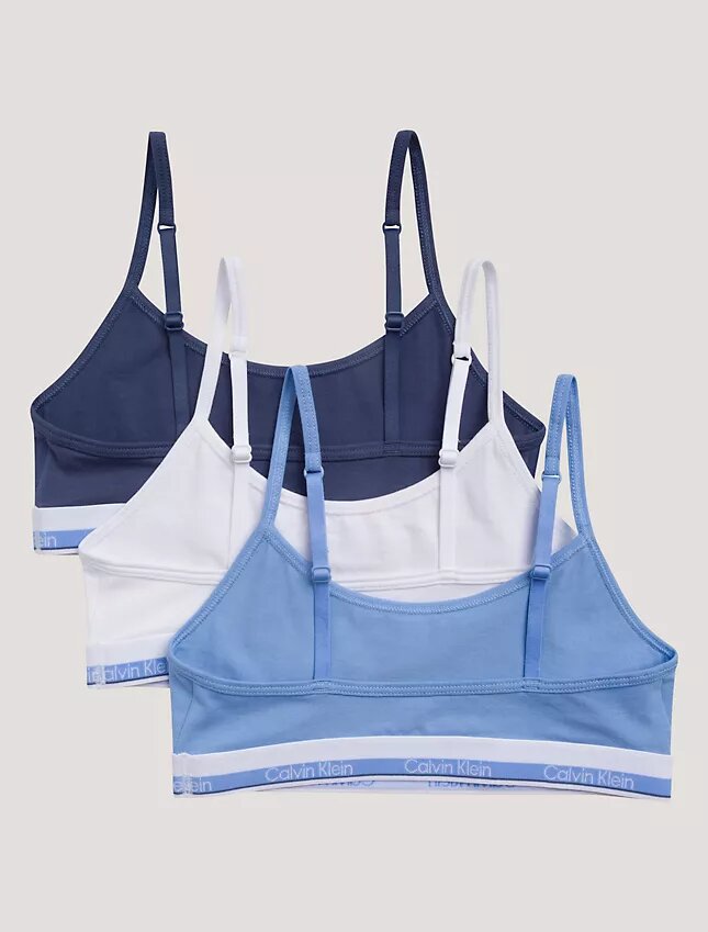 Kız Çocuk Varsity Pamuklu Cotton Stretch 3’lü Paket Kısa Bralette Kız Çocuk Varsity Pamuklu Cotton Stretch 3’lü Paket Kısa Bralette