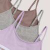 Kız Çocuk Varsity Pamuklu Cotton Stretch 3’lü Paket Kısa Bralette Kız Çocuk Varsity Pamuklu Cotton Stretch 3’lü Paket Kısa Bralette