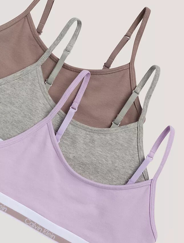 Kız Çocuk Varsity Pamuklu Cotton Stretch 3’lü Paket Kısa Bralette Kız Çocuk Varsity Pamuklu Cotton Stretch 3’lü Paket Kısa Bralette