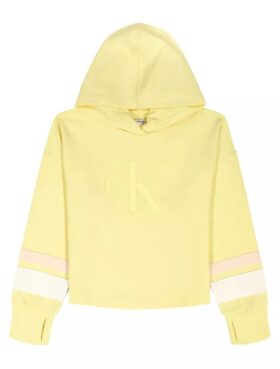 Kız Çocuklar için Monogram Kapüşonlu Sweatshirt