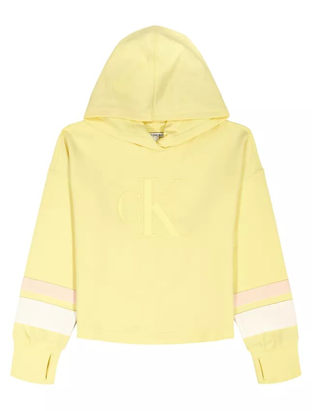 Kız Çocuklar için Monogram Kapüşonlu Sweatshirt Kız Çocuklar için Monogram Kapüşonlu Sweatshirt
