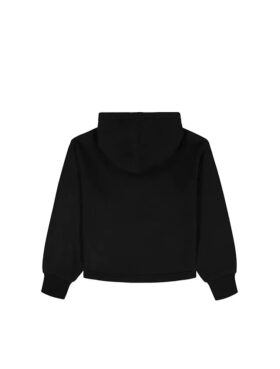 Kız Çocuklar için Monologo Polar Kapüşonlu Sweatshirt