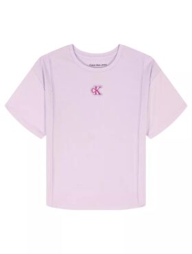 Kız Çocuklar için Pintuck Monogram Tişört