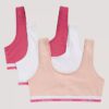 Kız Çocuklar için Varsity Cotton Stretch 3’lü Bralette Seti Kız Çocuklar için Varsity Cotton Stretch 3’lü Bralette Seti