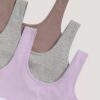 Kız Çocuklar için Varsity Cotton Stretch 3’lü Bralette Seti Kız Çocuklar için Varsity Cotton Stretch 3’lü Bralette Seti