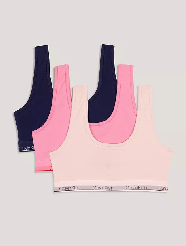 Kız Çocukları İçin Cotton Stretch 3’lü Bralette Seti Kız Çocukları İçin Cotton Stretch 3’lü Bralette Seti