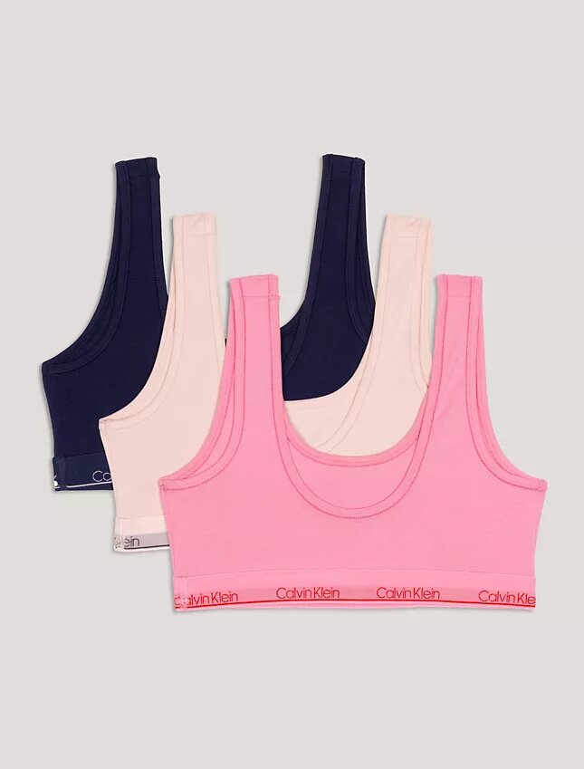 Kız Çocukları İçin Cotton Stretch 3’lü Bralette Seti Kız Çocukları İçin Cotton Stretch 3’lü Bralette Seti