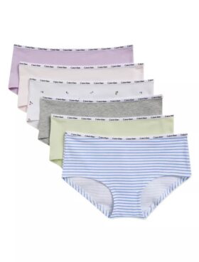 Kız Çocukları İçin Cotton Stretch 6’lı Hipster Set