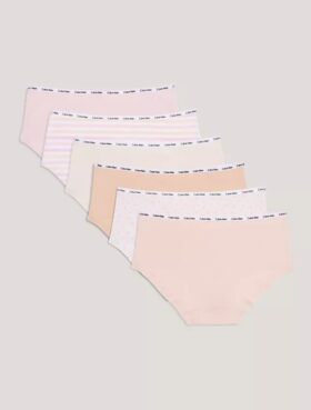 Kız Çocukları İçin Cotton Stretch 6’lı Hipster Set