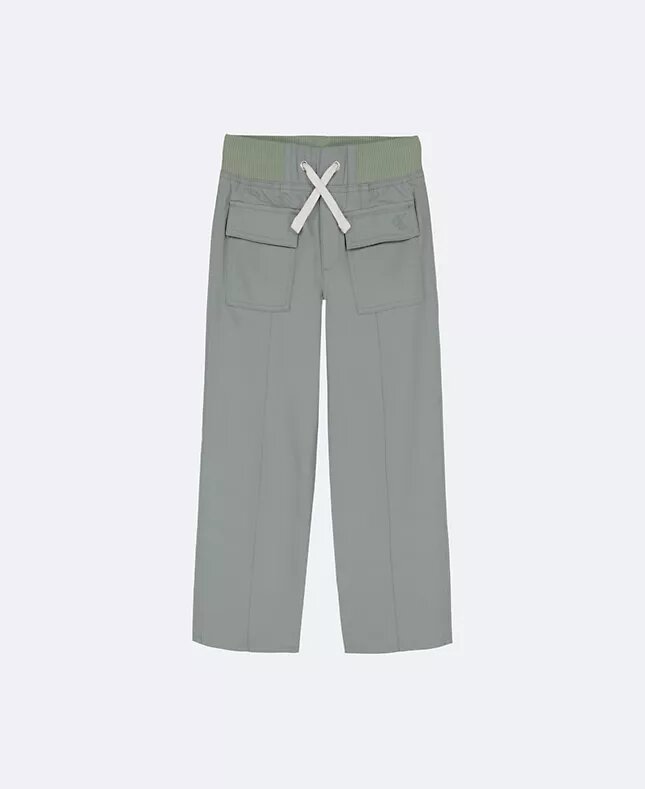 Kız Çocukları İçin Dimi Geniş Paça Pantolon Kız Çocukları İçin Dimi Geniş Paça Pantolon