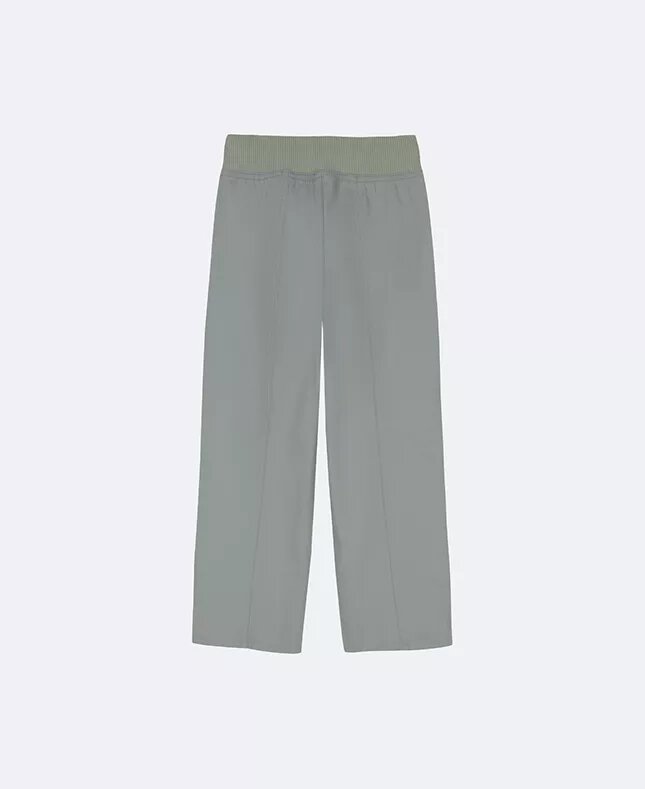 Kız Çocukları İçin Dimi Geniş Paça Pantolon Kız Çocukları İçin Dimi Geniş Paça Pantolon