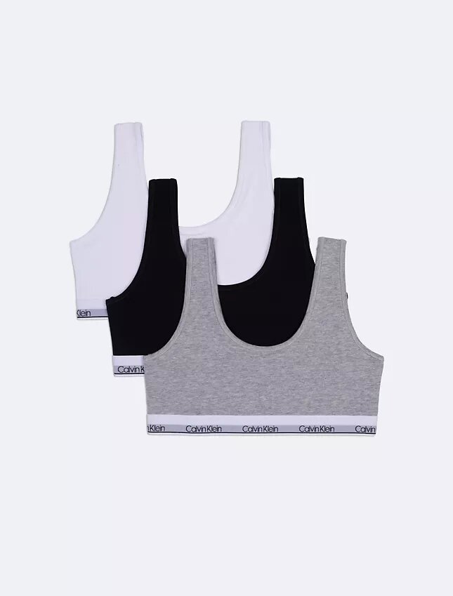 Kız Çocukları İçin Modern Cotton 3’lü Bralette Seti Kız Çocukları İçin Modern Cotton 3’lü Bralette Seti