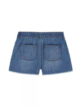 Kız Çocukları İçin İpli Denim Etek Şort