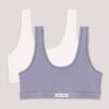 Kız Çocukları İçin Soluk Renkli 2’li Bralette Seti Kız Çocukları İçin Soluk Renkli 2’li Bralette Seti