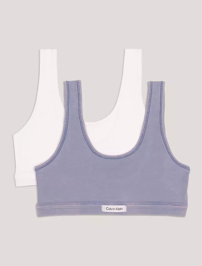 Kız Çocukları İçin Soluk Renkli 2’li Bralette Seti Kız Çocukları İçin Soluk Renkli 2’li Bralette Seti