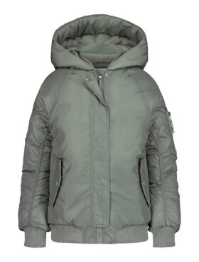 Kız Çocukları İçin Yastıklı Raglan Kollu Ceket