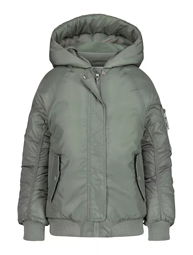 Kız Çocukları İçin Yastıklı Raglan Kollu Ceket Kız Çocukları İçin Yastıklı Raglan Kollu Ceket