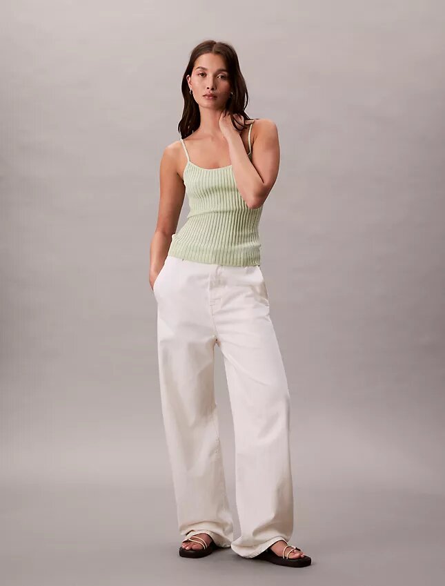 Liquid Shine Rib Tank Top Liquid Shine Rib Tank Top