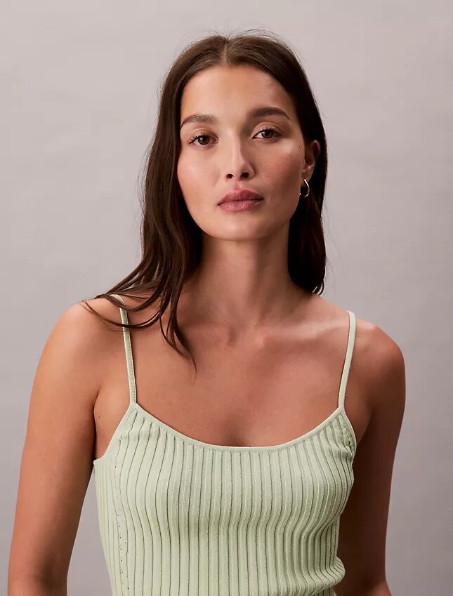 Liquid Shine Rib Tank Top Liquid Shine Rib Tank Top