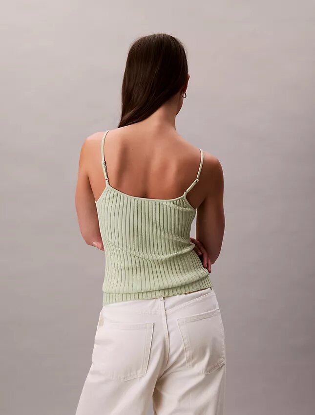 Liquid Shine Rib Tank Top Liquid Shine Rib Tank Top