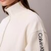 Logo Bantlı Tam Fermuarlı Sweatshirt
