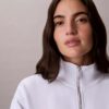 Logo Bantlı Tam Fermuarlı Sweatshirt
