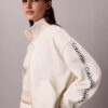 Logo Bantlı Tam Fermuarlı Sweatshirt