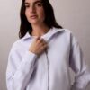 Logo Bantlı Tam Fermuarlı Sweatshirt