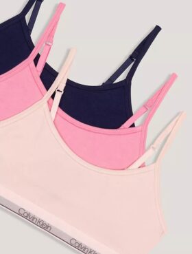 Logo Bantlı Unlined 3’lü Bralette Seti