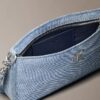 Logo Denim Dönüştürülebilir Omuz Çantası Logo Denim Dönüştürülebilir Omuz Çantası