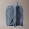 Logo Denim Mini Kapaklı Sırt Çantası Logo Denim Mini Kapaklı Sırt Çantası