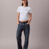 Logo Grafikli Dar Kesim Tişört Logo Grafikli Dar Kesim Tişört