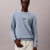 Logo Grafikli Havlu Dokuma Bisiklet Yaka Sweatshirt