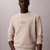 Logo Grafikli Havlu Dokuma Bisiklet Yaka Sweatshirt