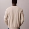Logo Grafikli Havlu Dokuma Bisiklet Yaka Sweatshirt