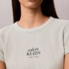 Logo Grafikli Ribana Dar Kesim Tişört