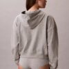 Logo Pamuklu Jersey Tam Fermuarlı Kapüşonlu Sweatshirt Logo Pamuklu Jersey Tam Fermuarlı Kapüşonlu Sweatshirt