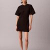 Logo Rib Interlock T-Shirt Elbiseler Logo Rib Interlock T-Shirt Elbiseler